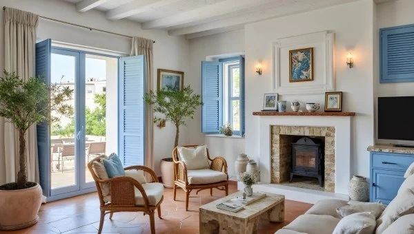 Blue and White Intertwined