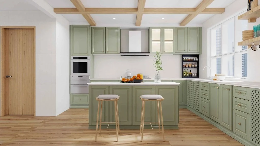 A Home Aesthetic Space Interwoven with Nature and Warmth dining-room