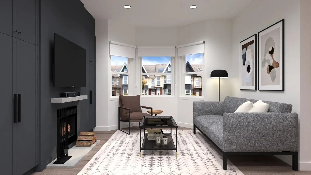 Renovation of a 19th-century Portsmouth house(LRISGY0014)-Living room