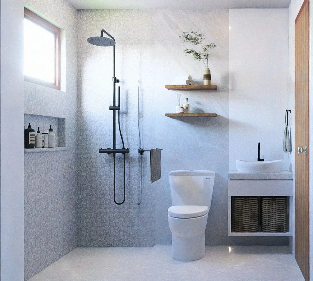 Nordic Contemporary Home Interior Design bathroom
