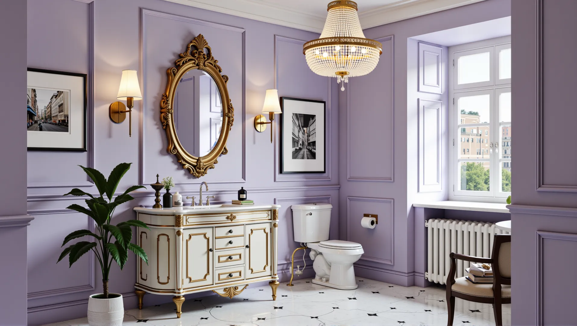 French Style Space: Blend of Elegance and Sophistication Bathroom 2