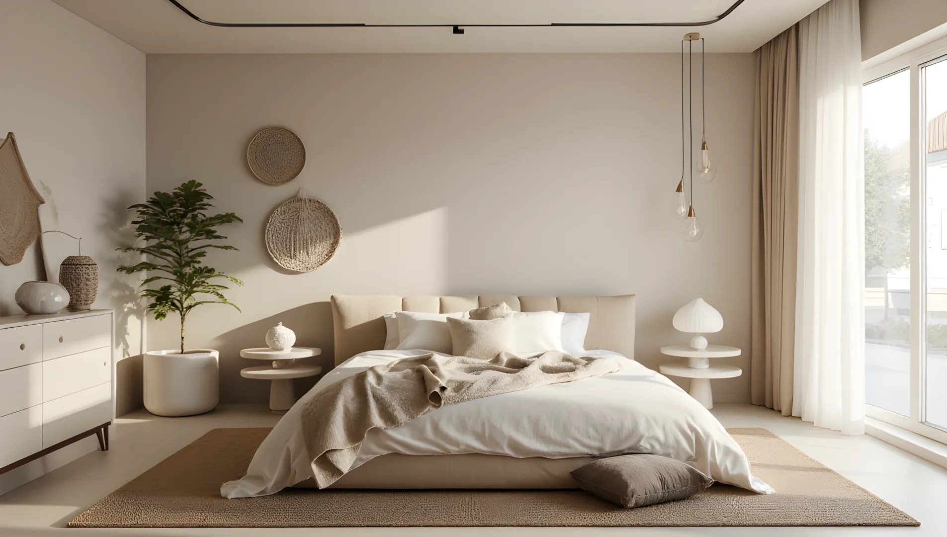 Healing Corners in Gentle Light Bedroom 1