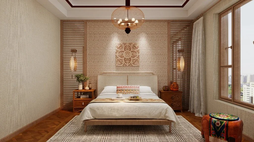 Interweaving of Exotic Styles bedroom