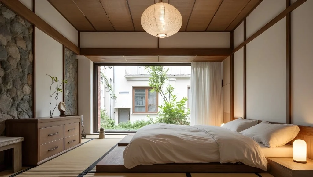 Japanese Zen - charmed Residence bedroom