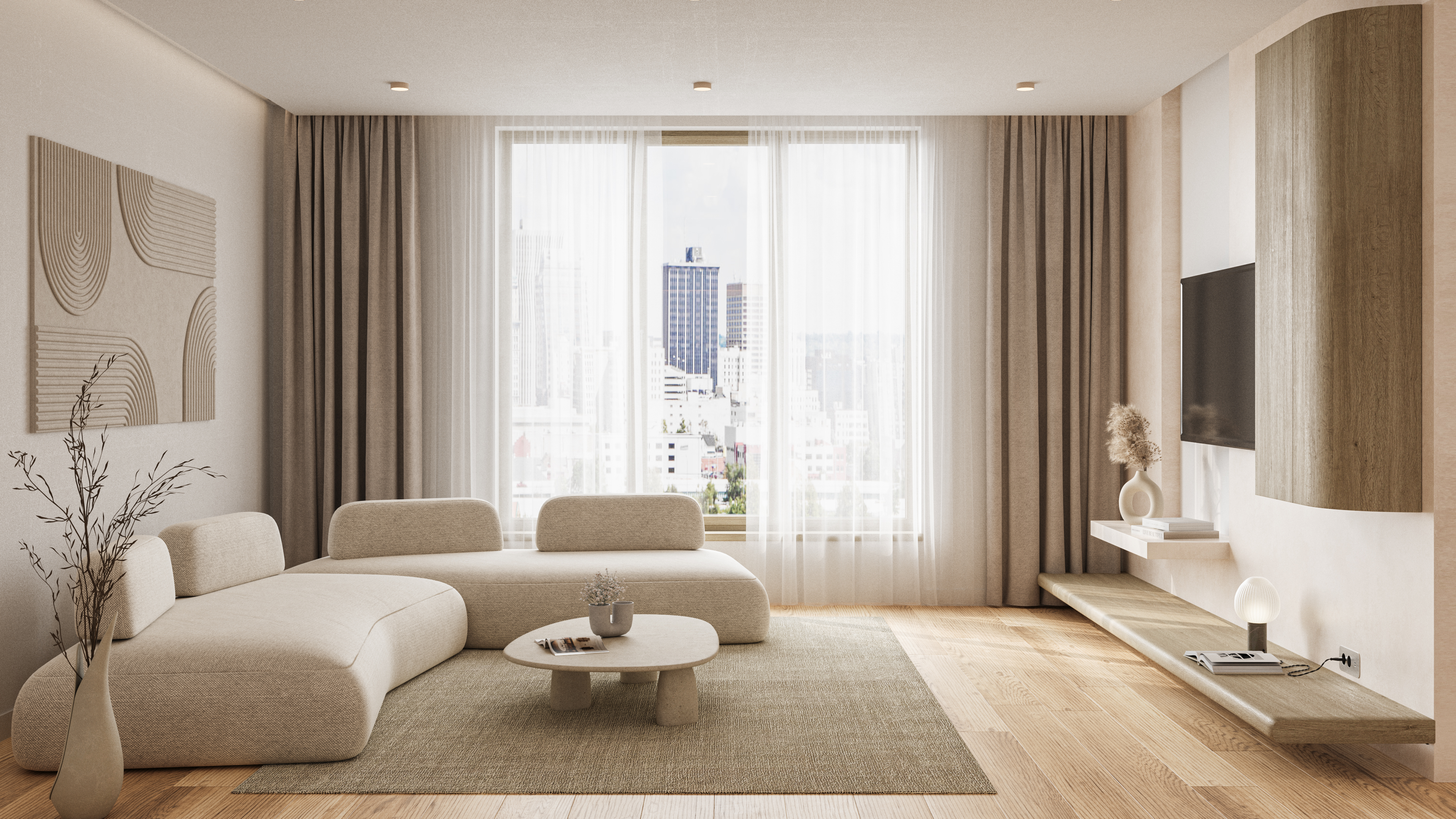 Spatial Harmony Living room 1