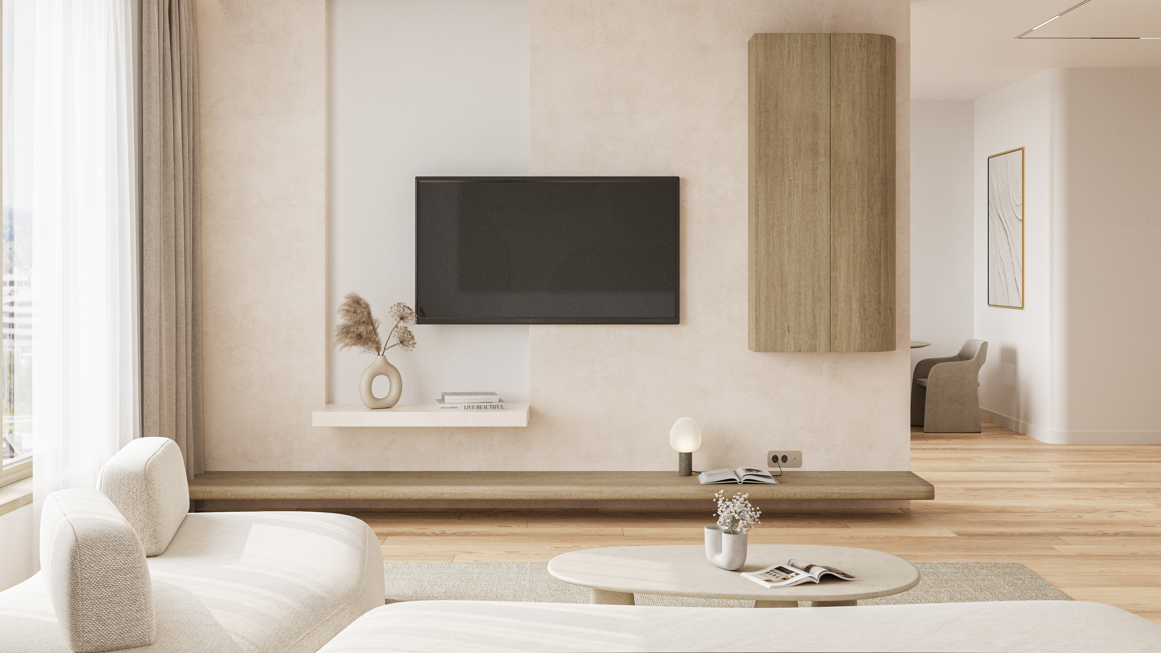 Spatial Harmony Living room 2