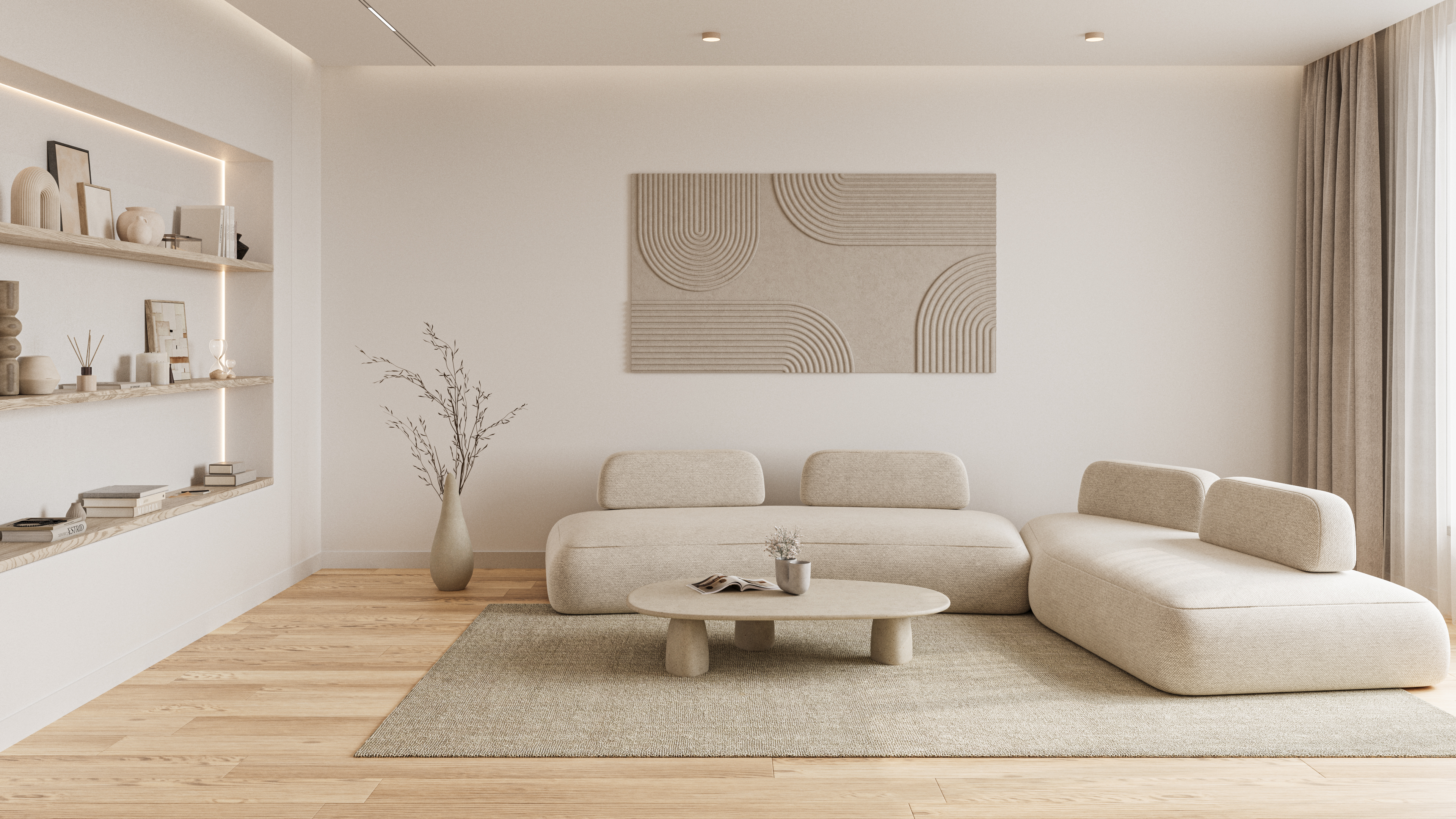 Spatial Harmony Living room 4