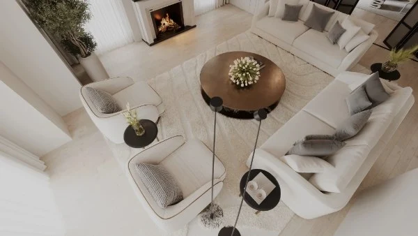 Modern Contemporary Living Room Elegance