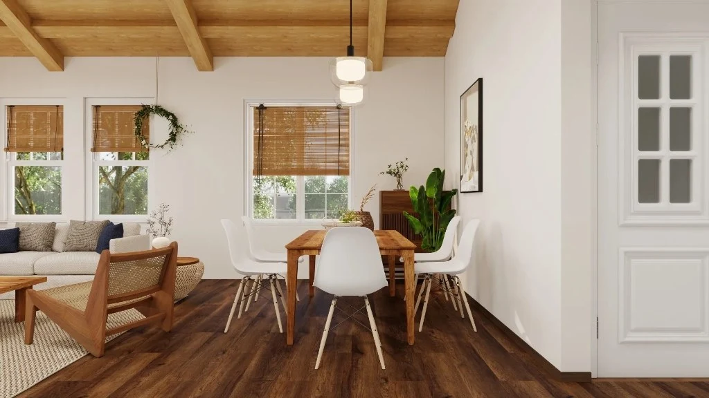 Log Wood Forest Style dining-room