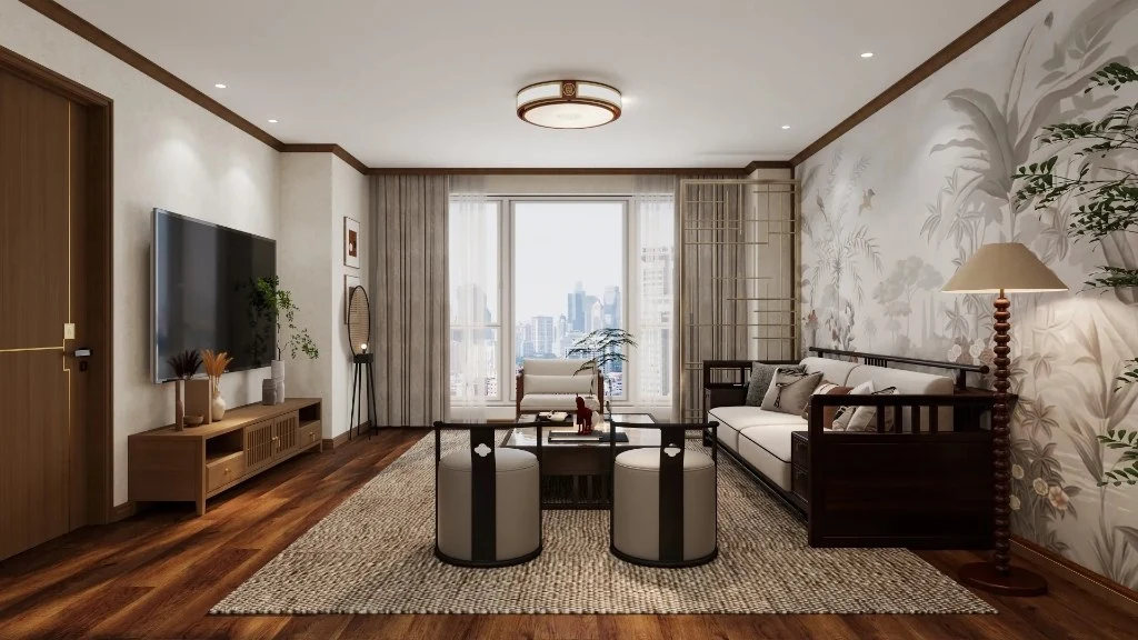 Neo - Chinese Elegance living-room