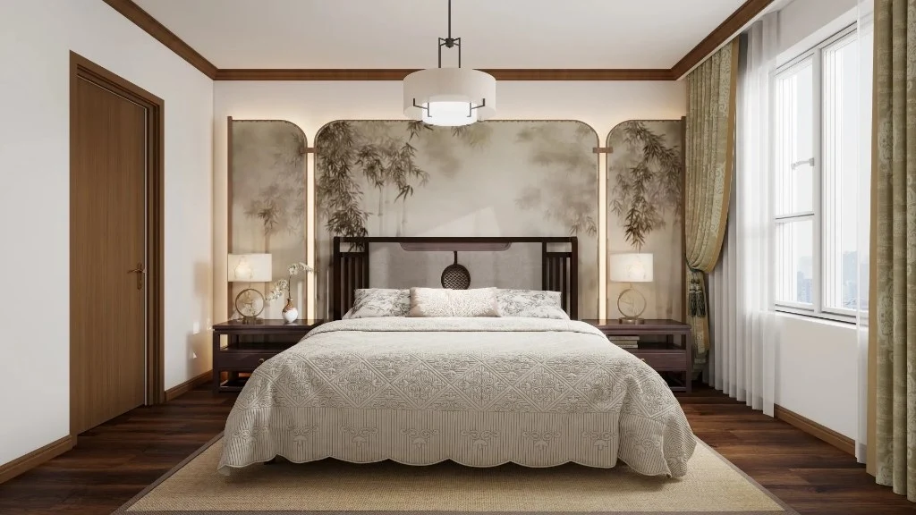 Neo - Chinese Elegance bedroom