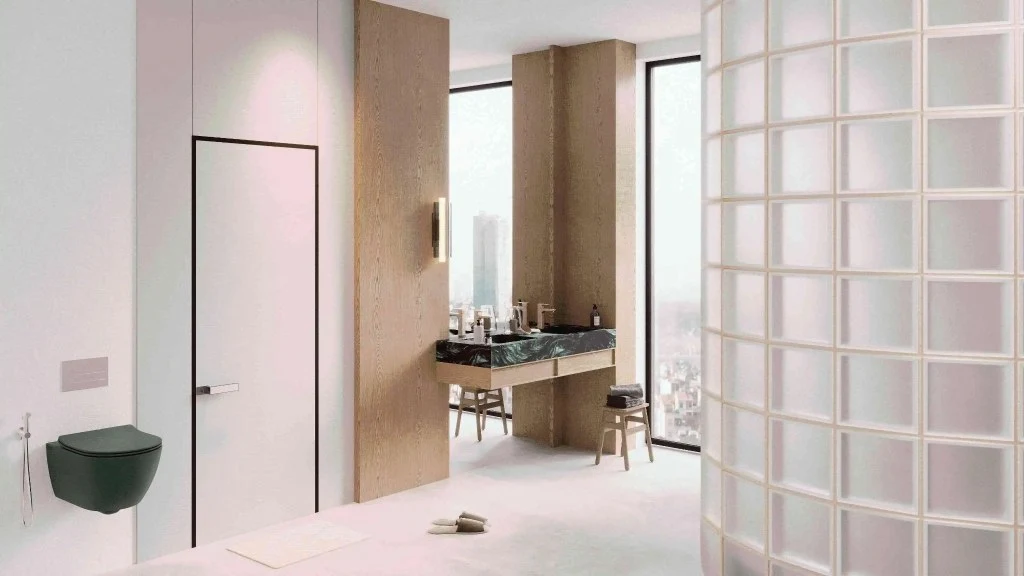 Sophisticated Spaces – A Fusion of Warmth and Modernity bathroom