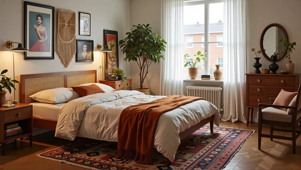 Time Theater of Retro Pastoral bedroom