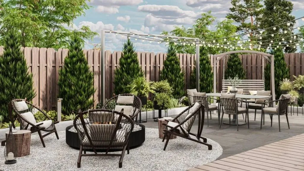 Modern Boho-Loft yard