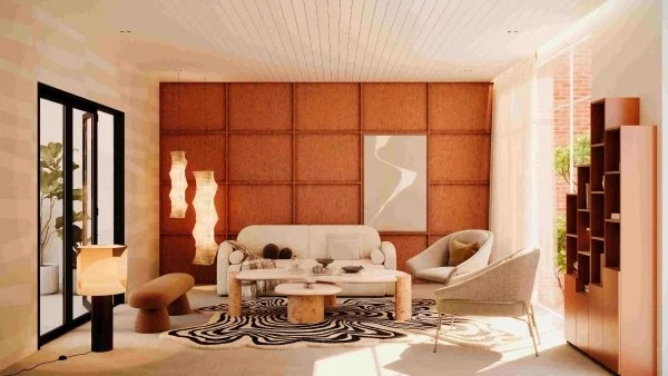 Desert Modernism: A Warm Minimalist Retreat