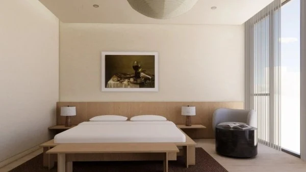 Minimalist Bedroom in Nordic Style