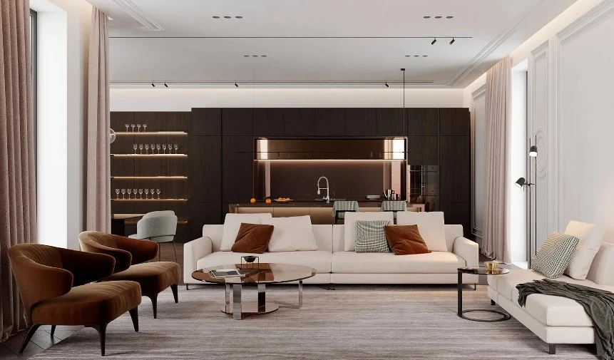 15 Living Room Curtain Ideas enhance the overall ambience content 7