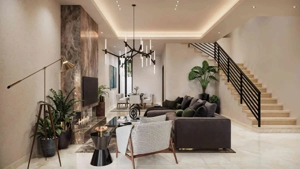 Modern and Luxurious Living Room