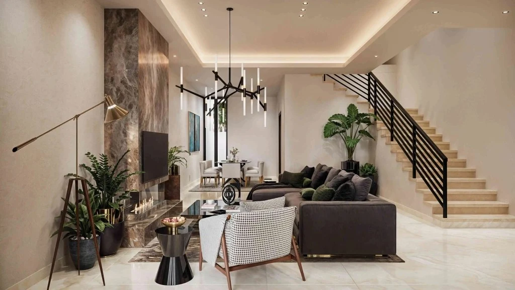 Modern and Luxurious Living Room living-room