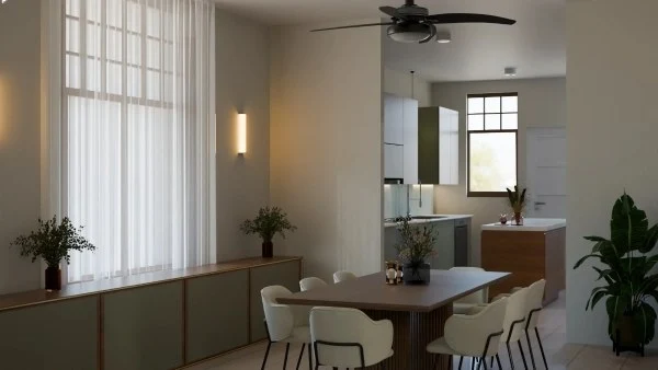 Nordic-Inspired Modern Living Space