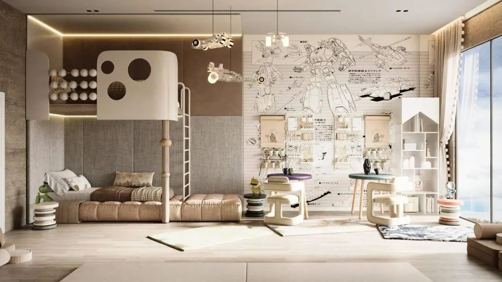 Playscape kids-bedroom