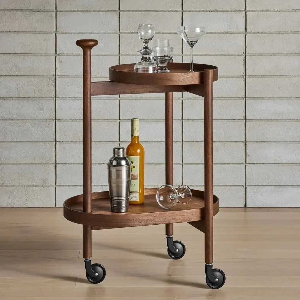 🥂🇺🇸 20% OFF | Blu Dot Por Favor Bar Cart  The Por Favor Bar Cart by Blu Dot is a gorgeous mix of