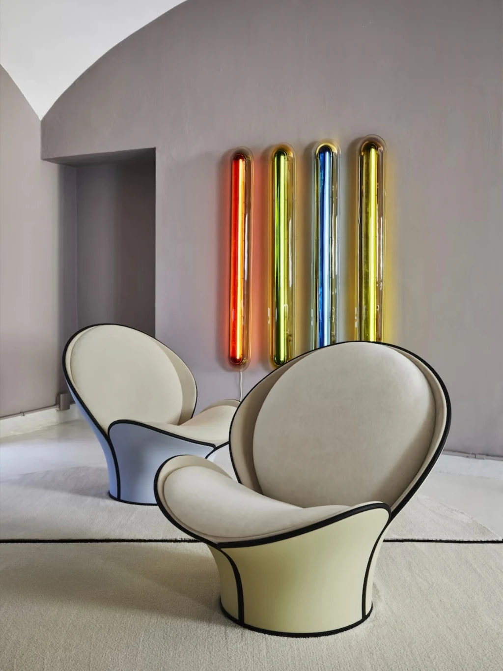 Design Spotlight | BEBA Armchair 🌸  Designed by Draga & Aurel, the BEBA Armchair brings the elegance