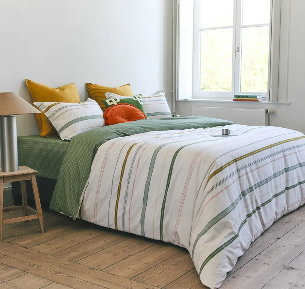 🇫🇷 France Deal | 🛏️ Desforges MASCARON Duvet Cover at 40% OFF!  Bring a fresh, colorful touch to your