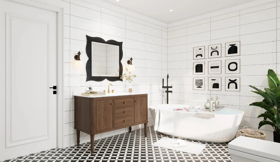 21 Most Popular Modern Bathroom Floor Tile Ideas 2025 content 10