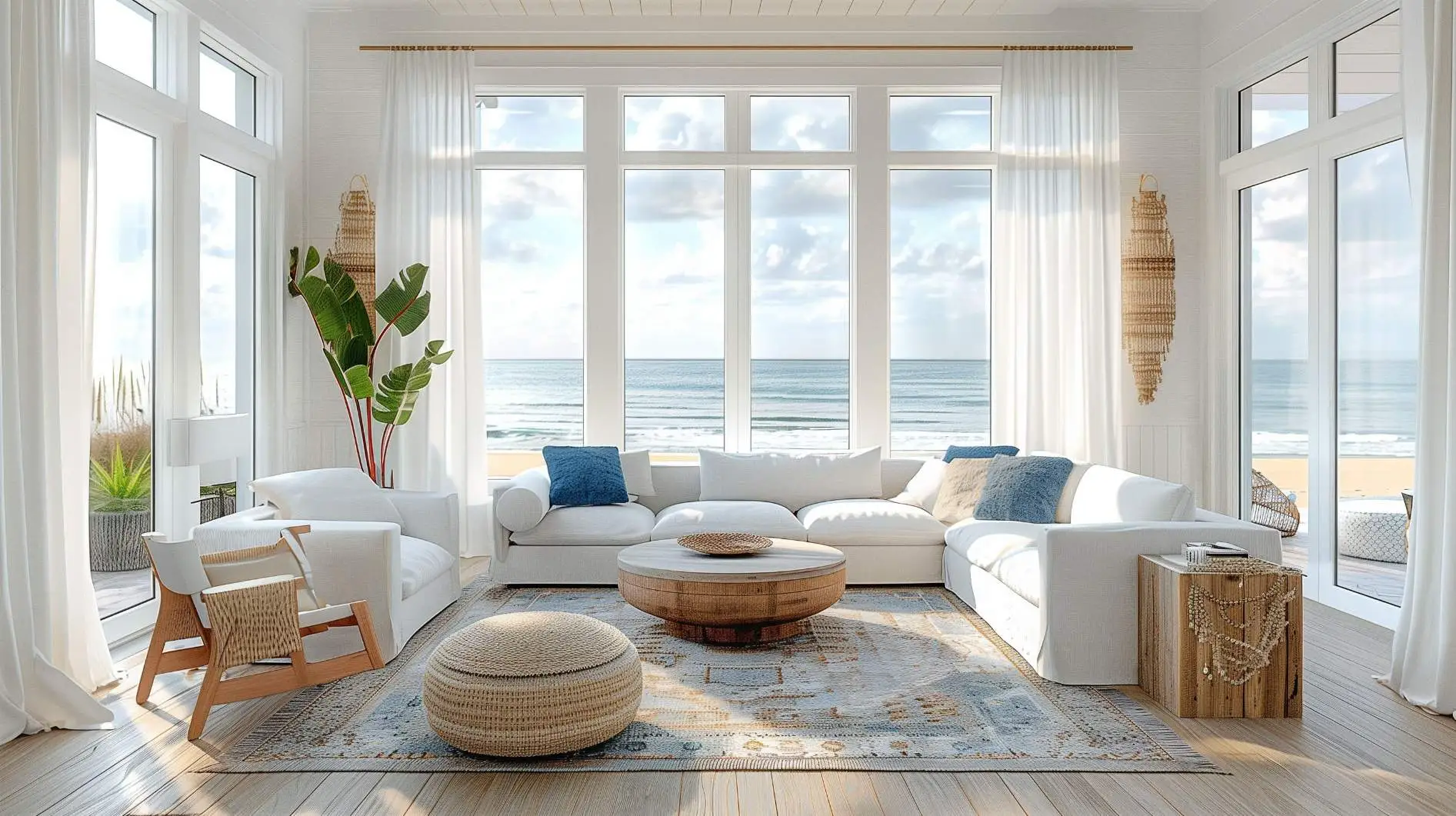 Sustainable coastal housing, combined with environmentally friendly design