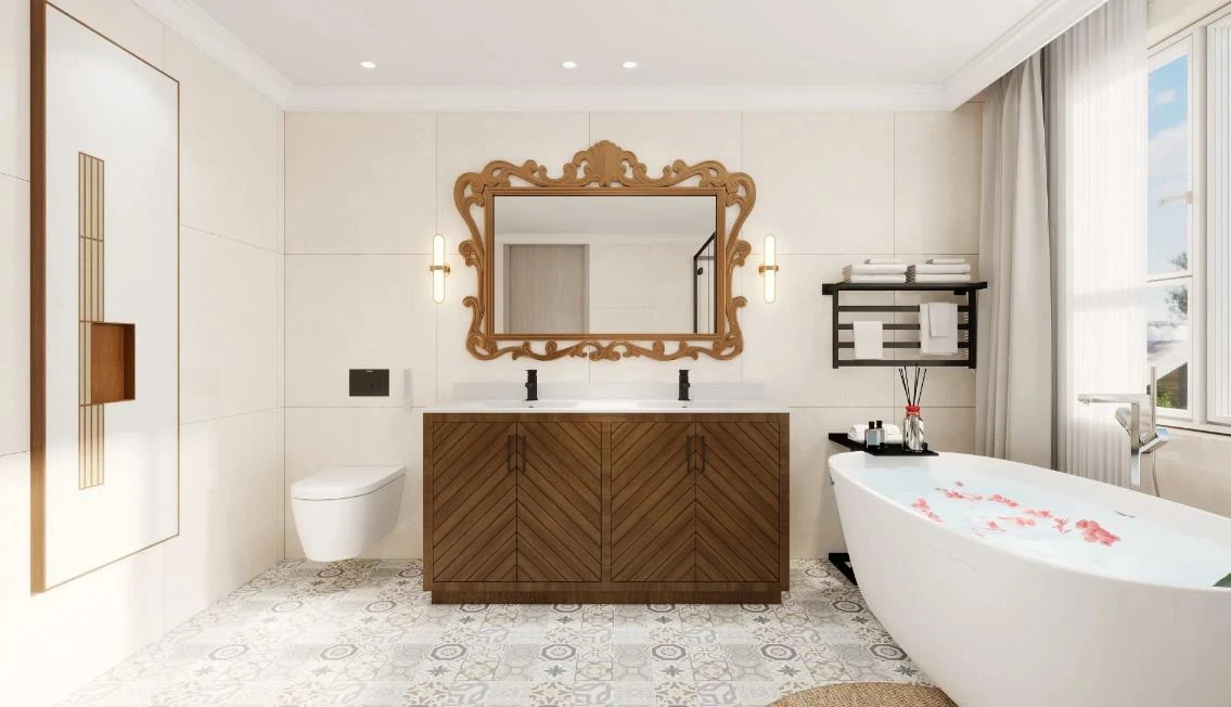 21 Most Popular Modern Bathroom Floor Tile Ideas 2025 content 14