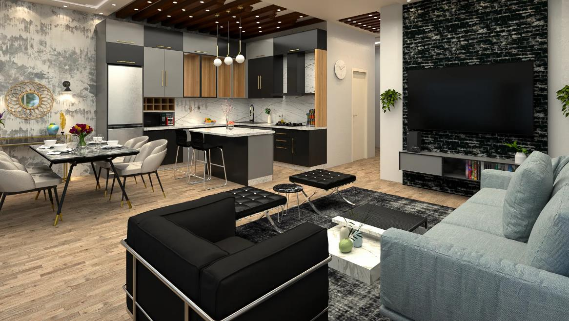 20 Latest Simple Living Room Wall Tile Design content 16