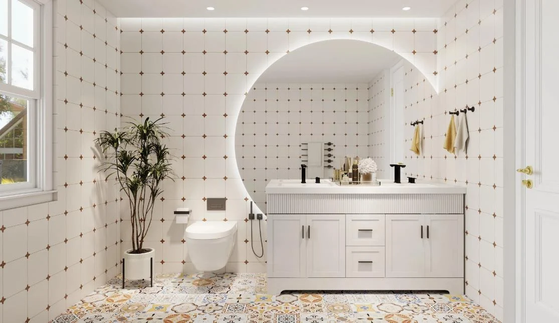 21 Unique Modern Bathroom Art Ideas​ content 16