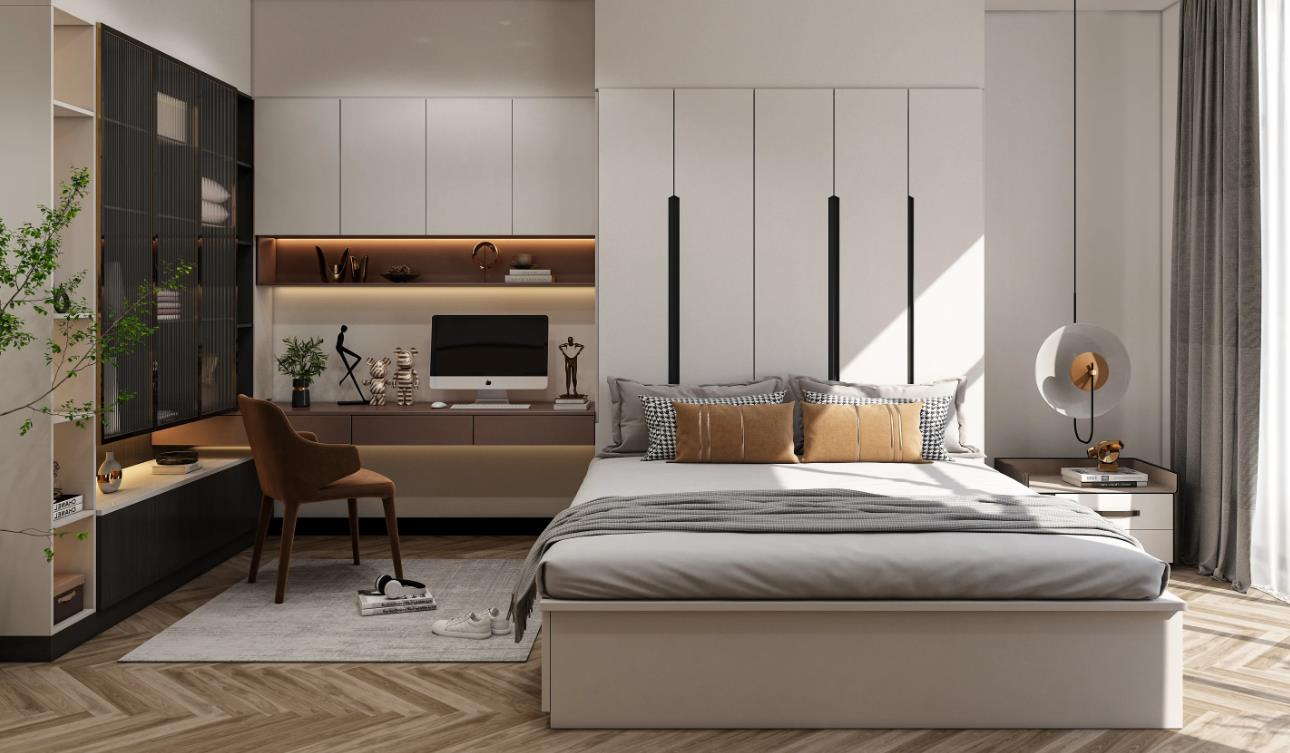 16 Best Modern Home Office Guest Room Ideas content 16