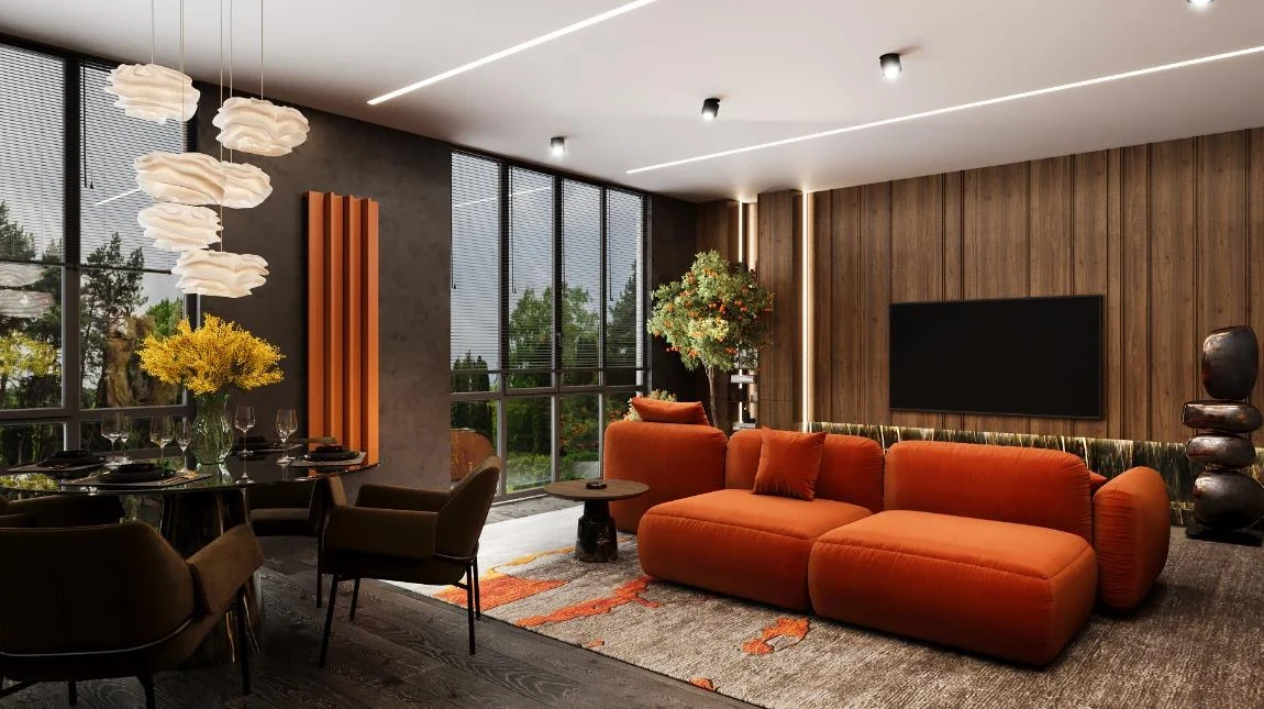 20 Latest Simple Living Room Wall Tile Design content 17