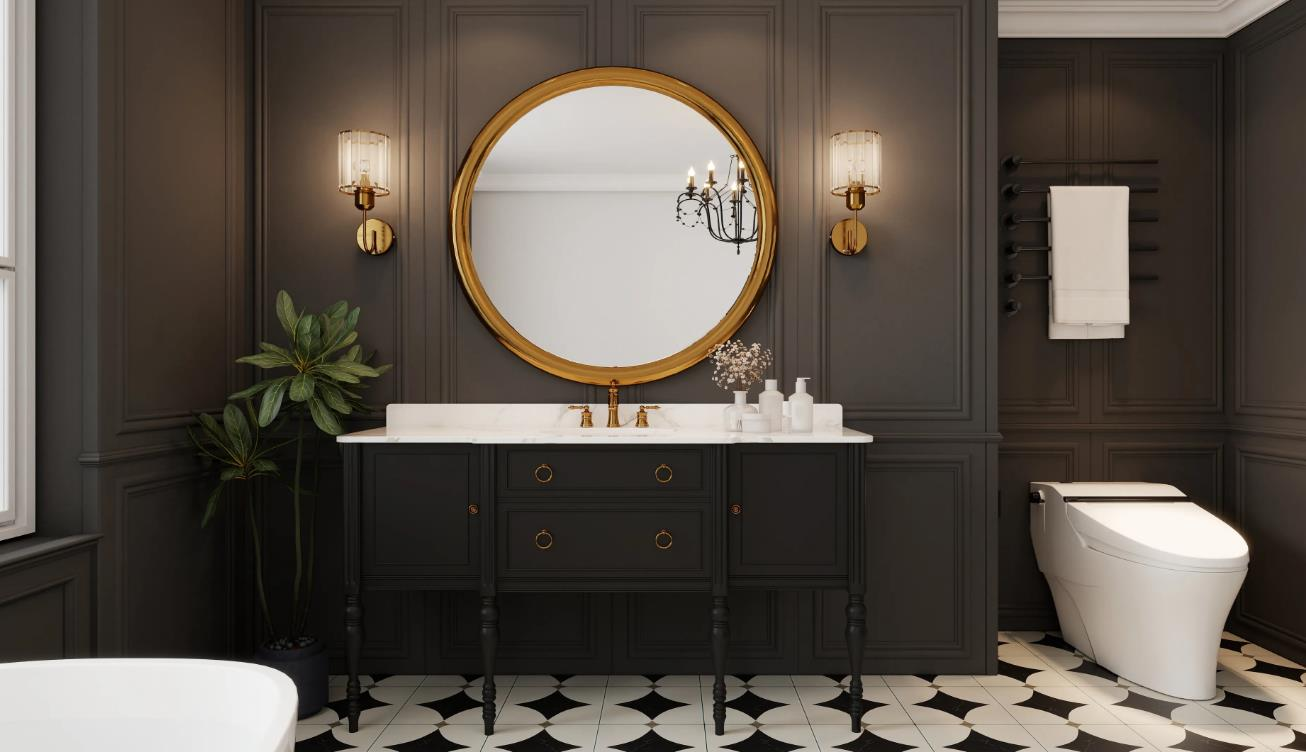 20 Best Modern Bathroom Wallpaper Ideas 2025 content 17