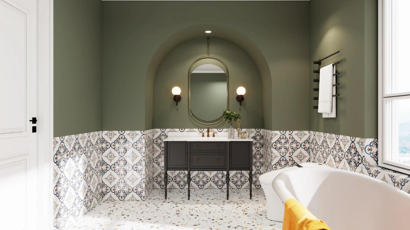 20 Best Modern Bathroom Wallpaper Ideas 2025 content 18