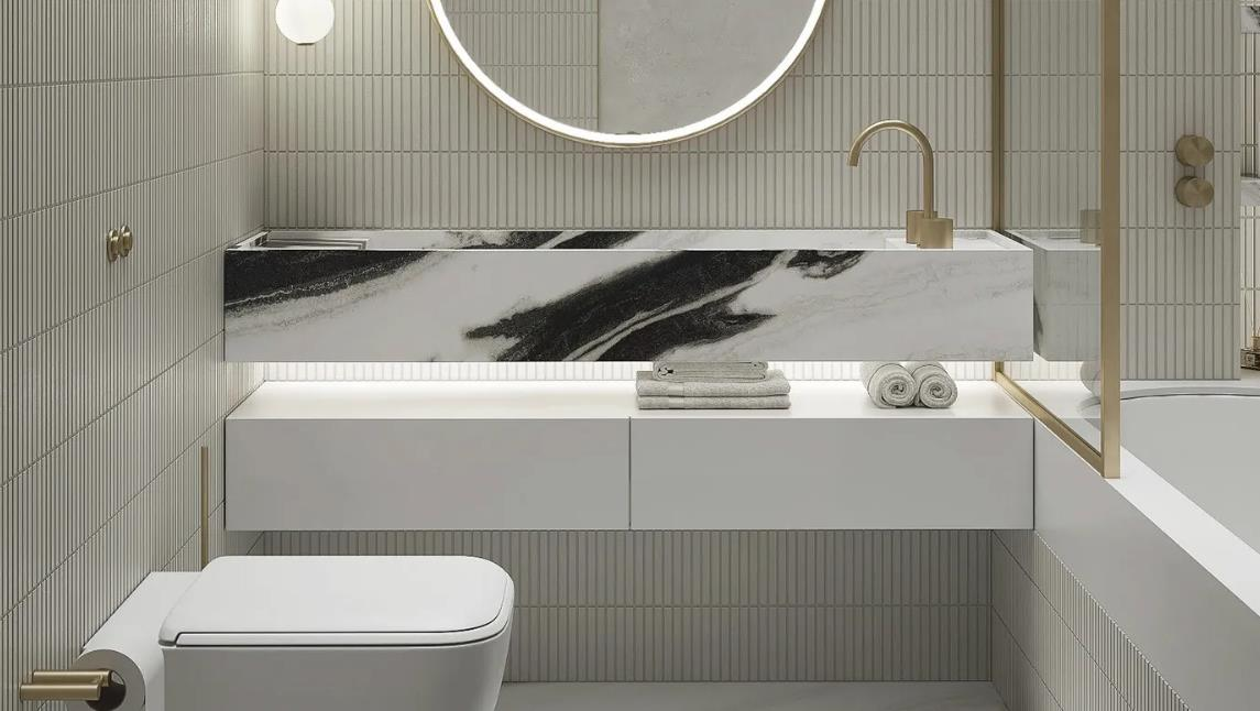 21 Unique Modern Bathroom Art Ideas​ content 19
