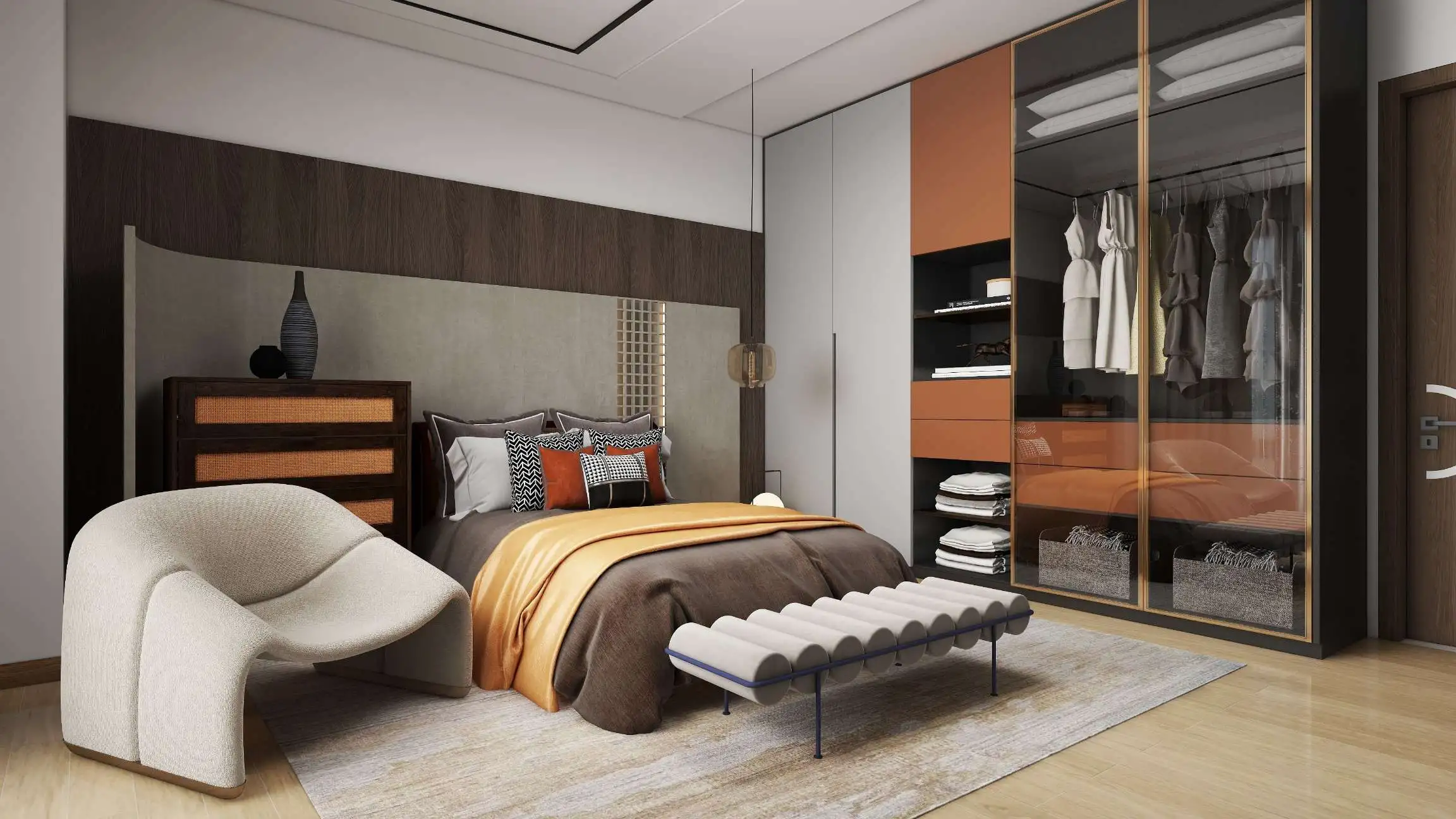 3D design schematic _ Bedroom Eclife home design