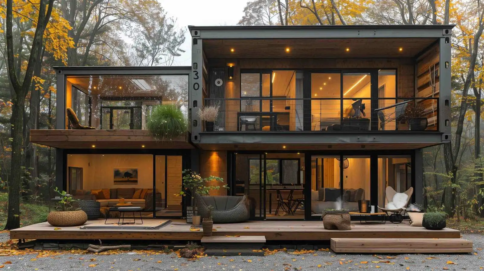 Flexible design and personalized customization of container houses