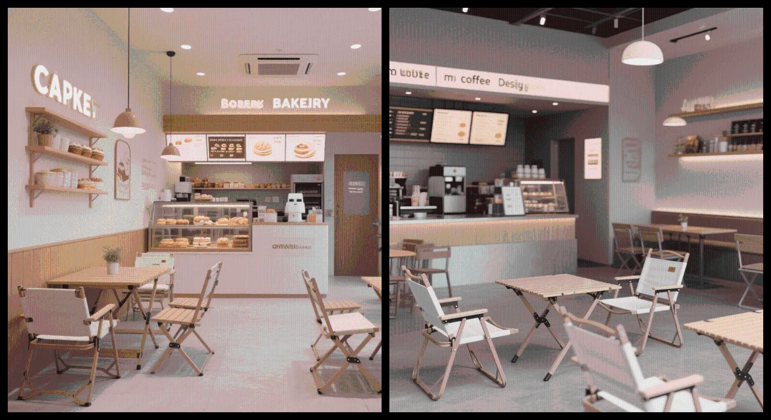Bakery design and coffee shop design
