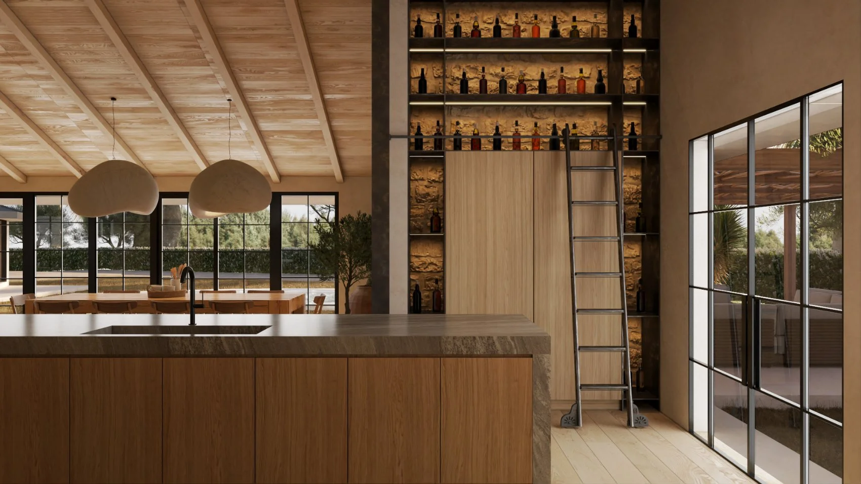 you can find natural materials in different ways 