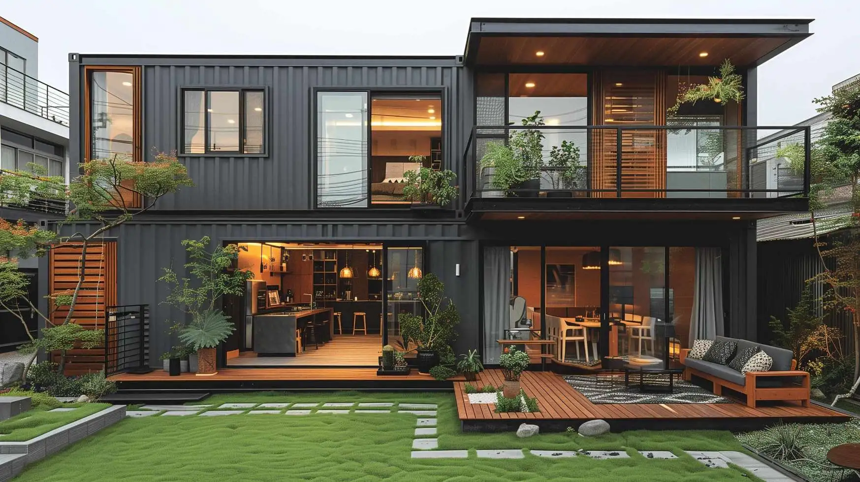 Design container houses step by step