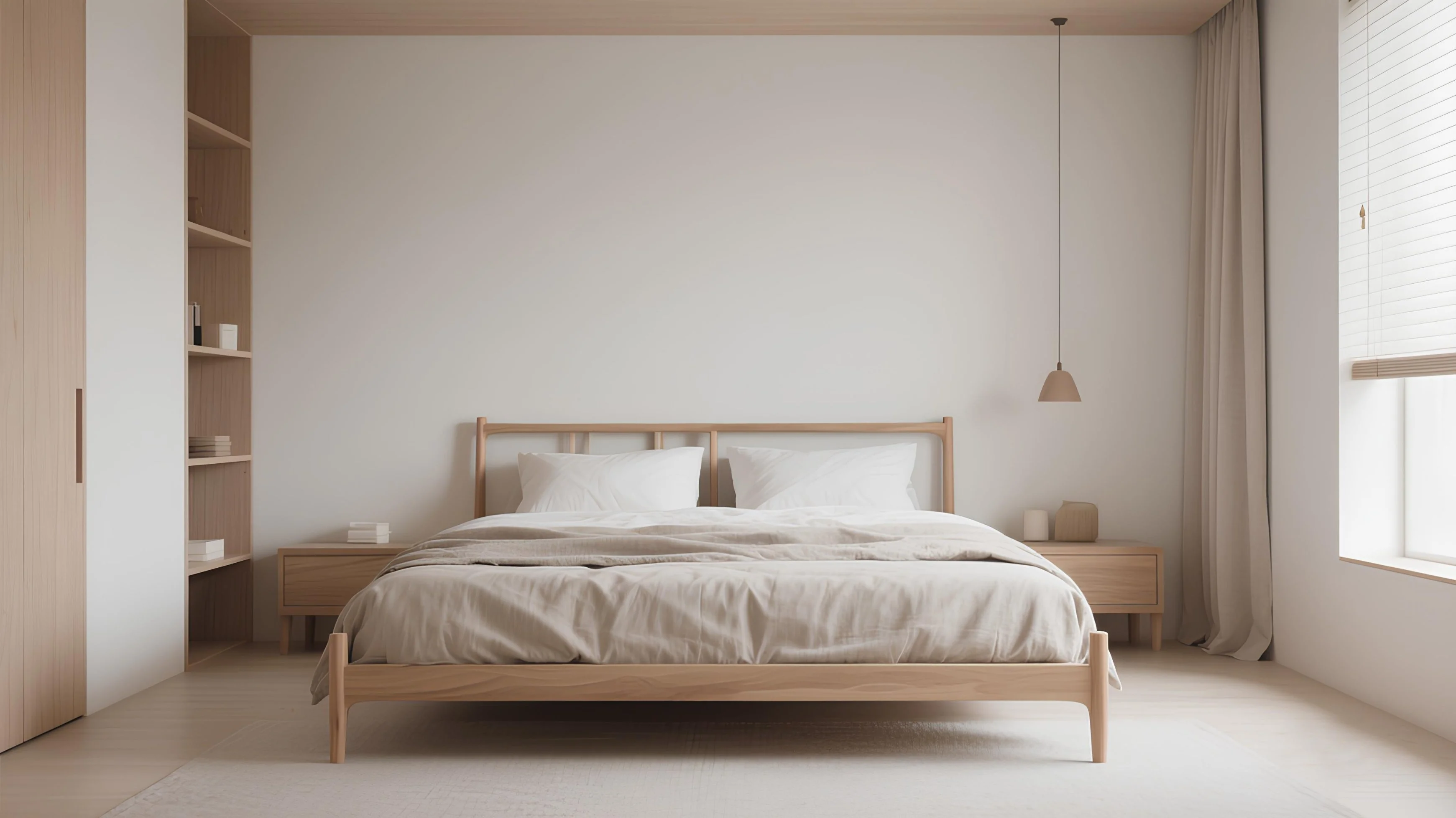 Minimalist design bedroom