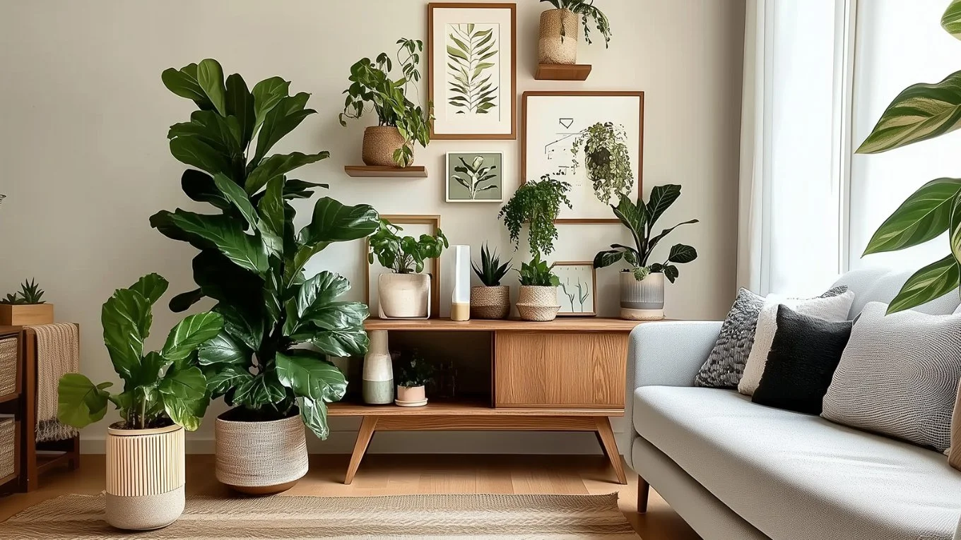 Indoor plant decoration