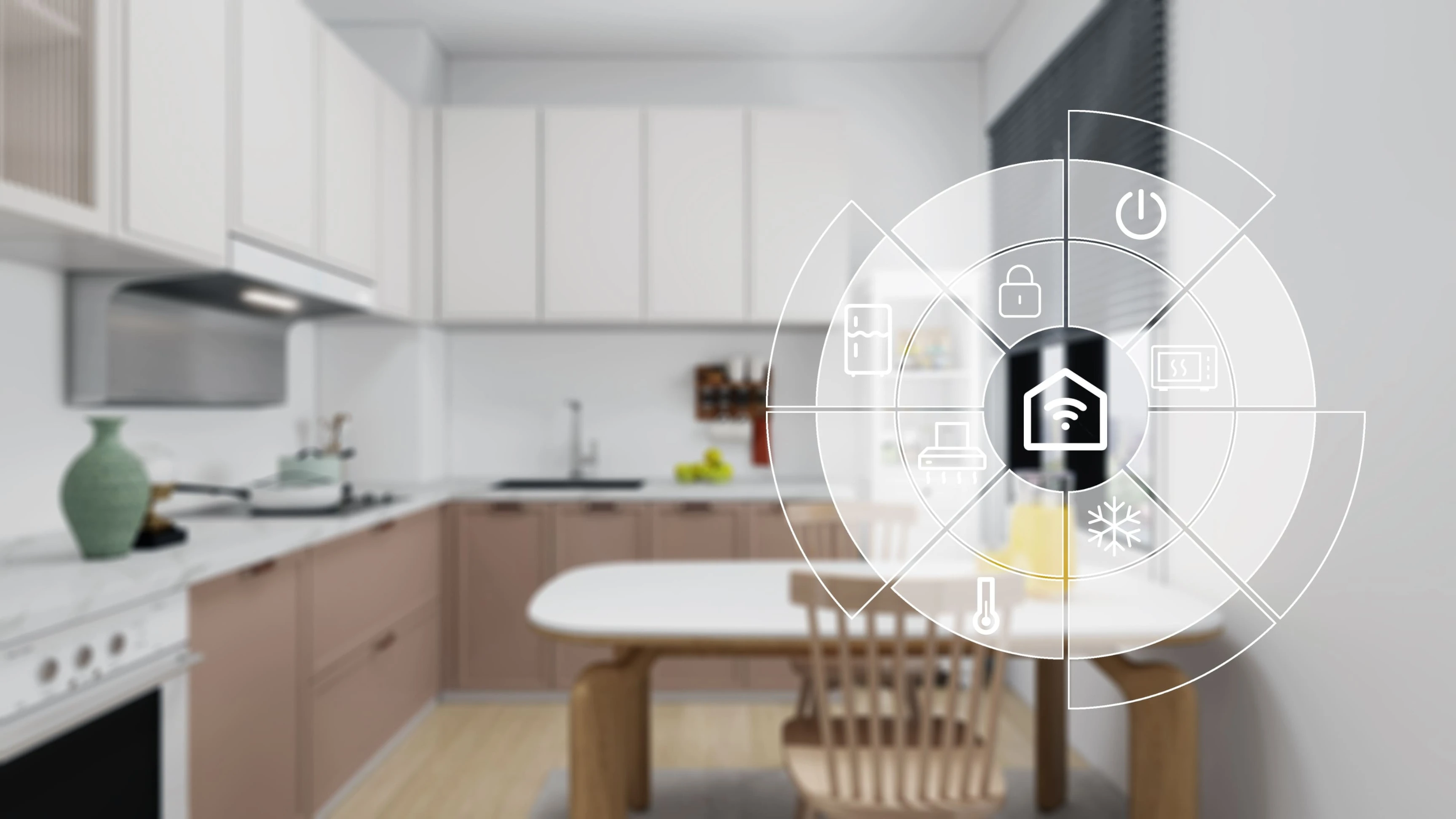 idea that technology should complement the interior design