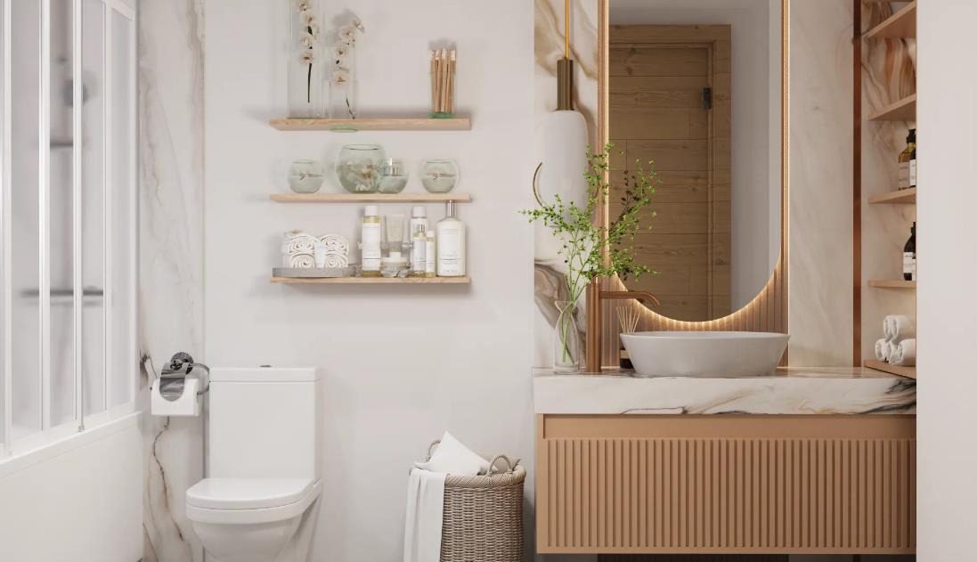 21 Creative Modern Guest Bathroom Ideas 2025 content 7