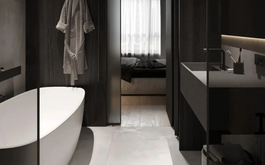 Bathroom Color Creative Gray Design Ideas and Matching Selection Guide content 6