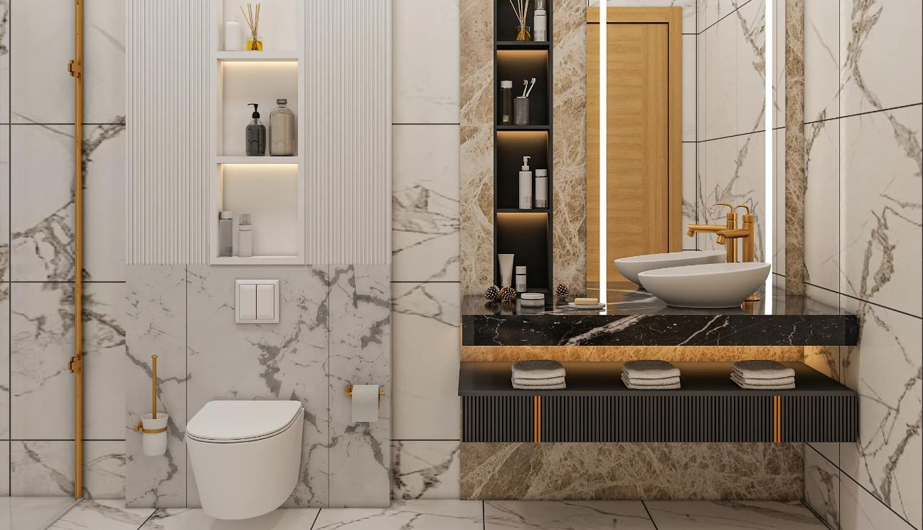 21 Creative Modern Guest Bathroom Ideas 2025 content 8