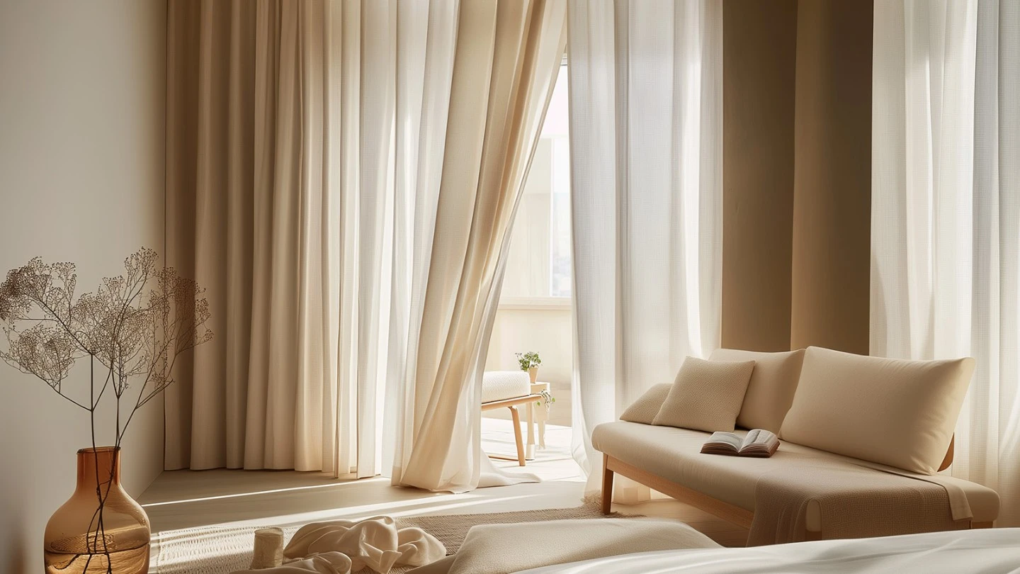 Visual effect curtains